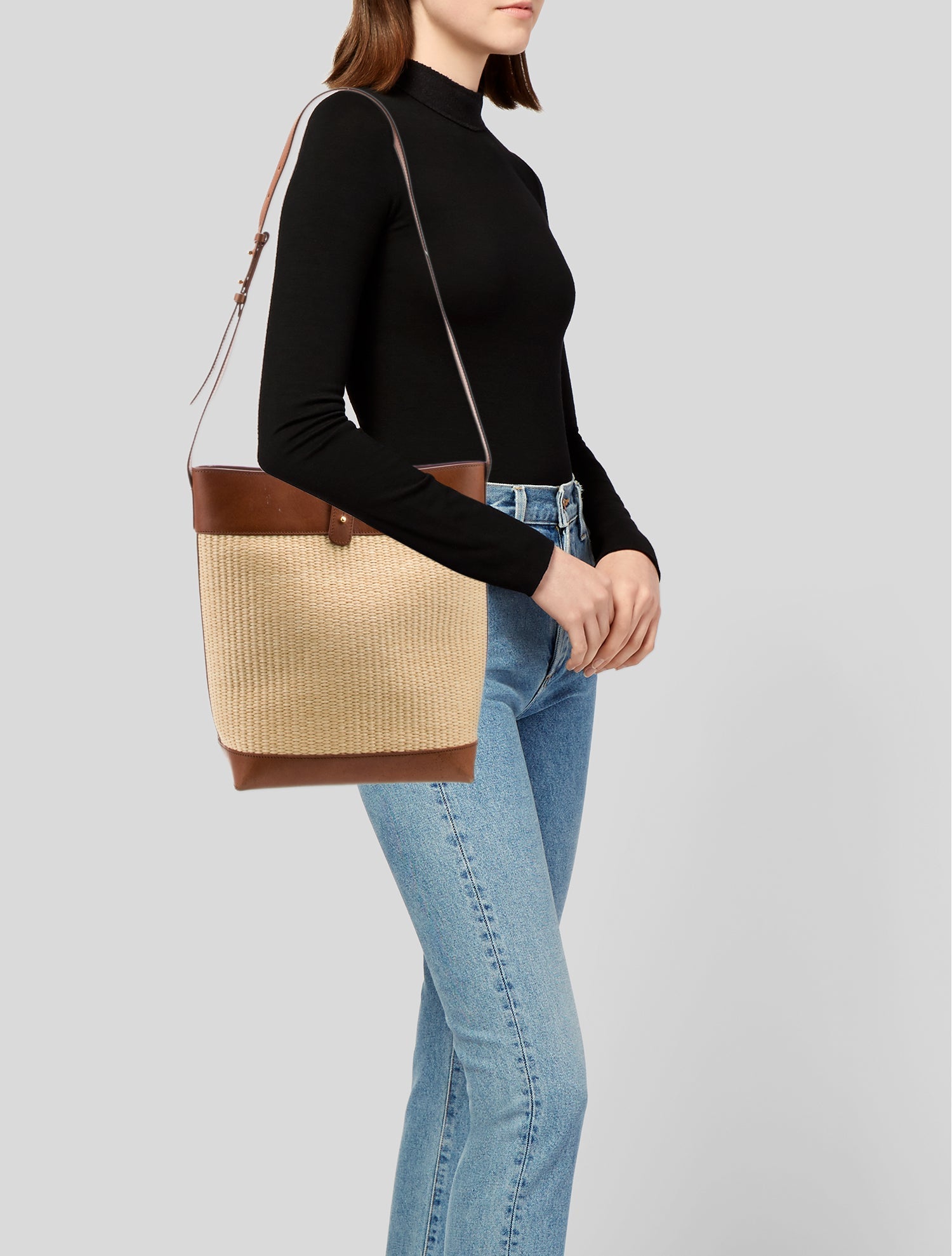 Jenni Kayne Straw Shoulder Bag