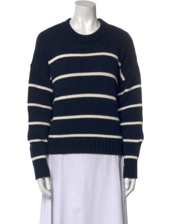 Jenni Kayne Striped Crew Neck Sweater