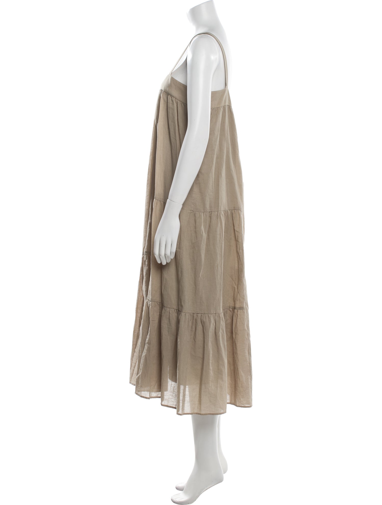 Jenni Kayne Square Neckline Midi Length Dress