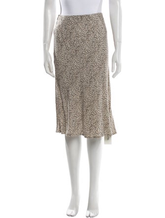 Jenni Kayne Animal Print Knee-Length Skirt