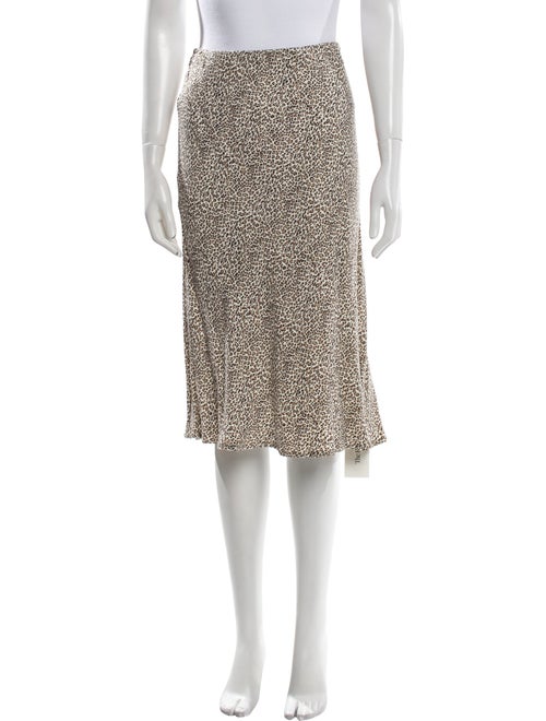 Jenni Kayne Animal Print Knee-Length Skirt