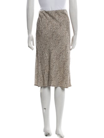 Jenni Kayne Animal Print Knee-Length Skirt