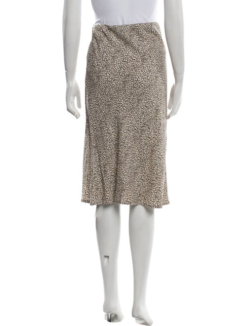 Jenni Kayne Animal Print Knee-Length Skirt