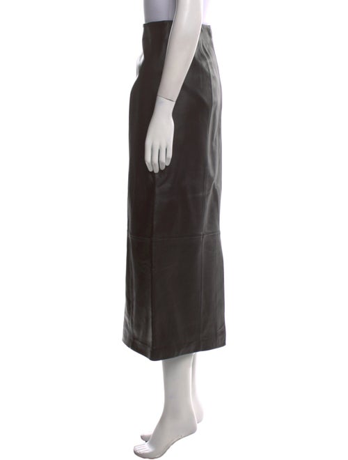 Jenni Kayne Lamb Leather Midi Length Skirt