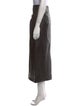 Jenni Kayne Lamb Leather Midi Length Skirt
