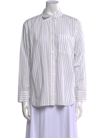 Jenni Kayne Striped Long Sleeve Button-Up Top