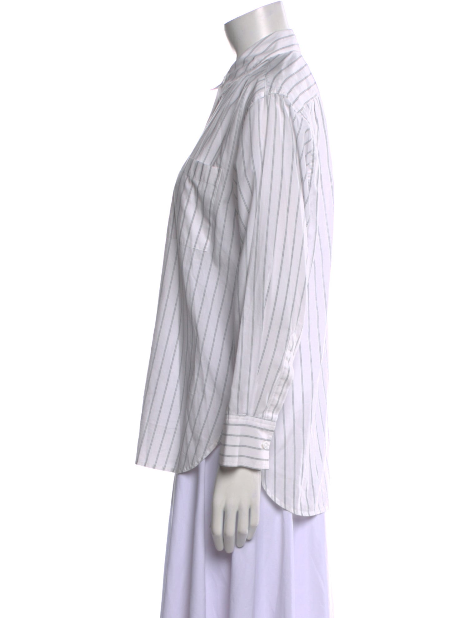 Jenni Kayne Striped Long Sleeve Button-Up Top