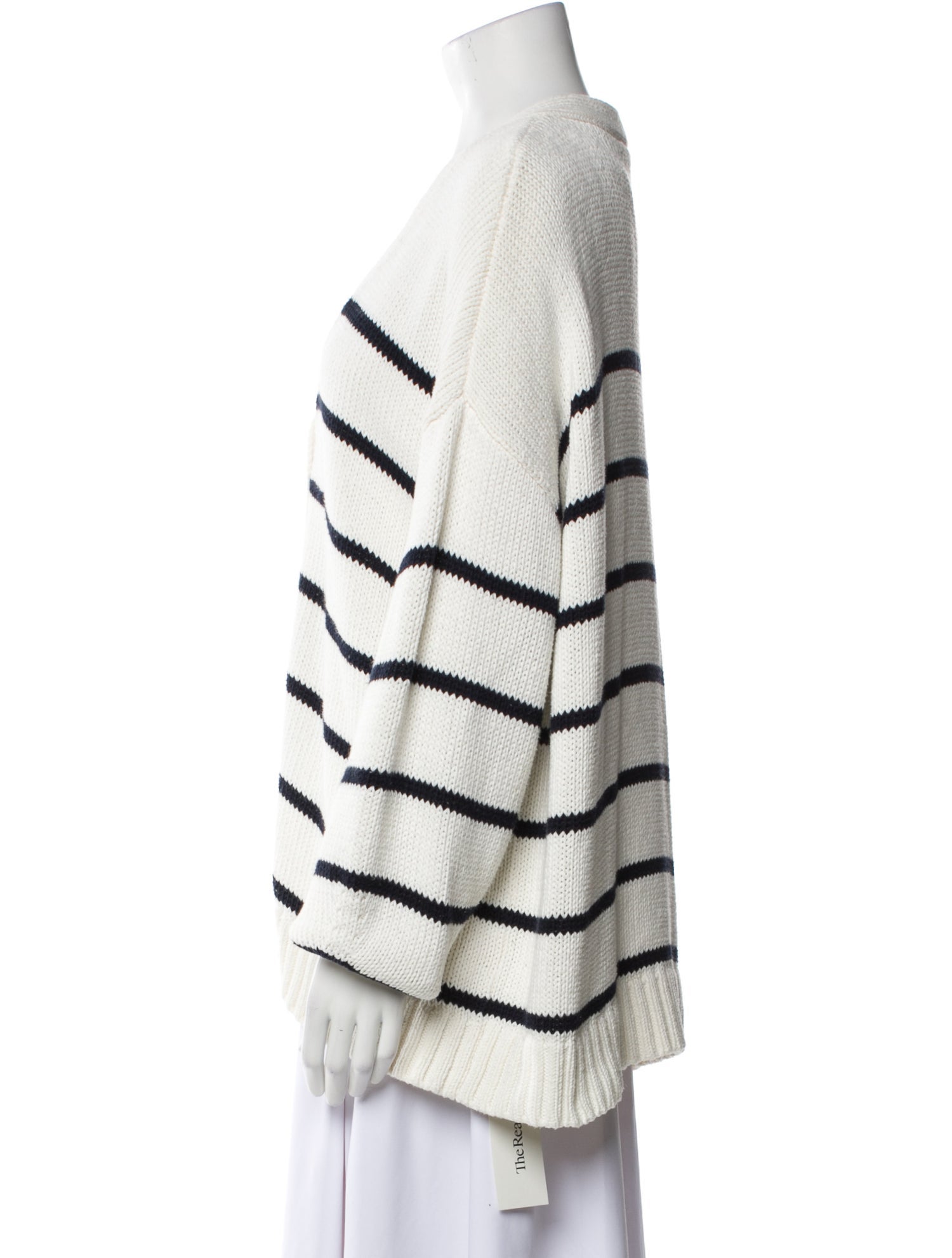 Jenni Kayne Striped V-Neck Sweater