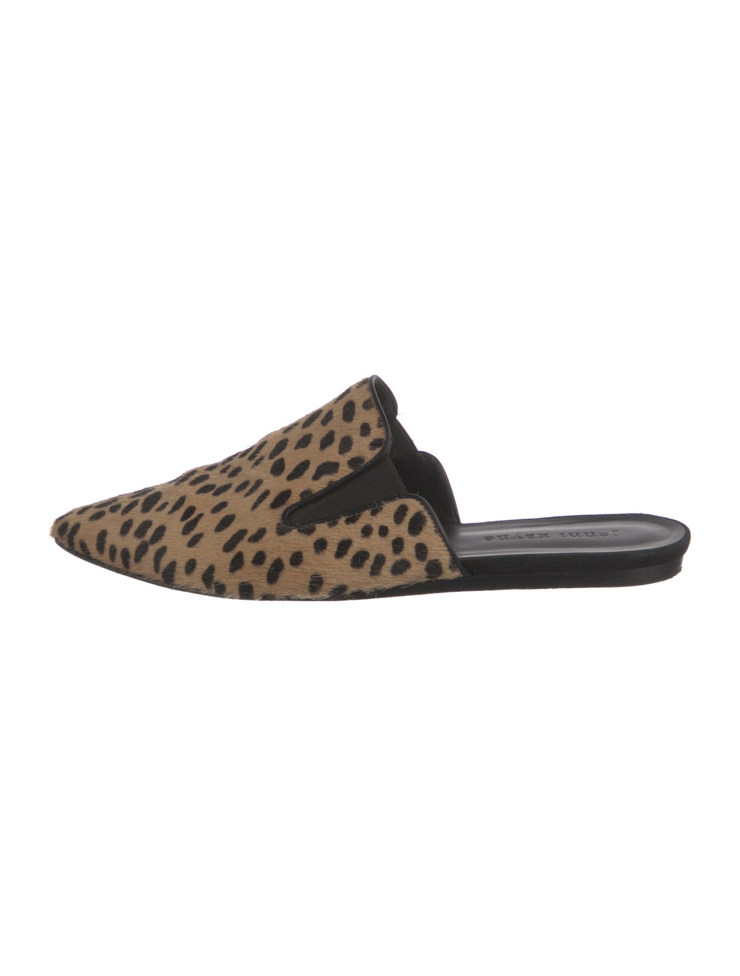 Jenni Kayne Ponyhair Animal Print Mules