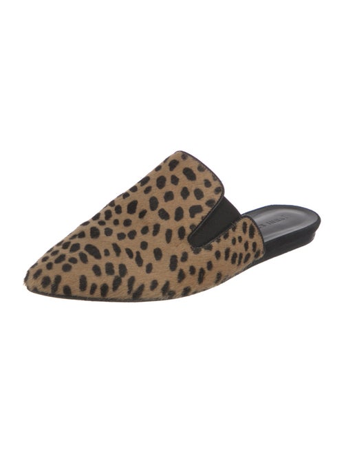 Jenni Kayne Ponyhair Animal Print Mules