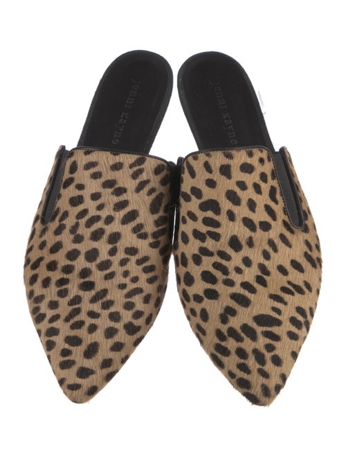 Jenni Kayne Ponyhair Animal Print Mules