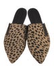 Jenni Kayne Ponyhair Animal Print Mules