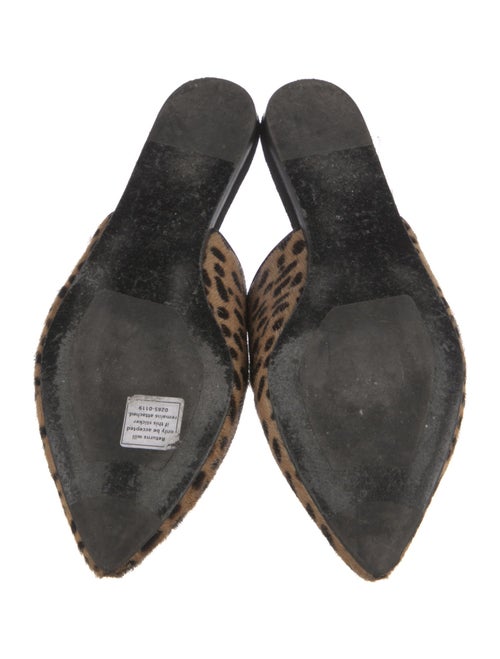 Jenni Kayne Ponyhair Animal Print Mules