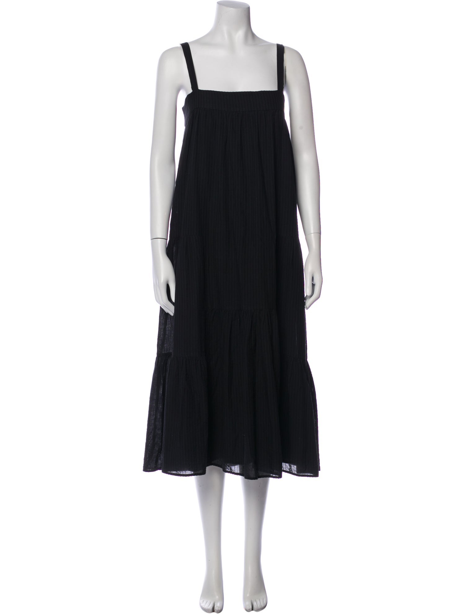 Jenni Kayne Square Neckline Midi Length Dress