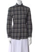 Jenni Kayne Plaid Print Long Sleeve Button-Up Top