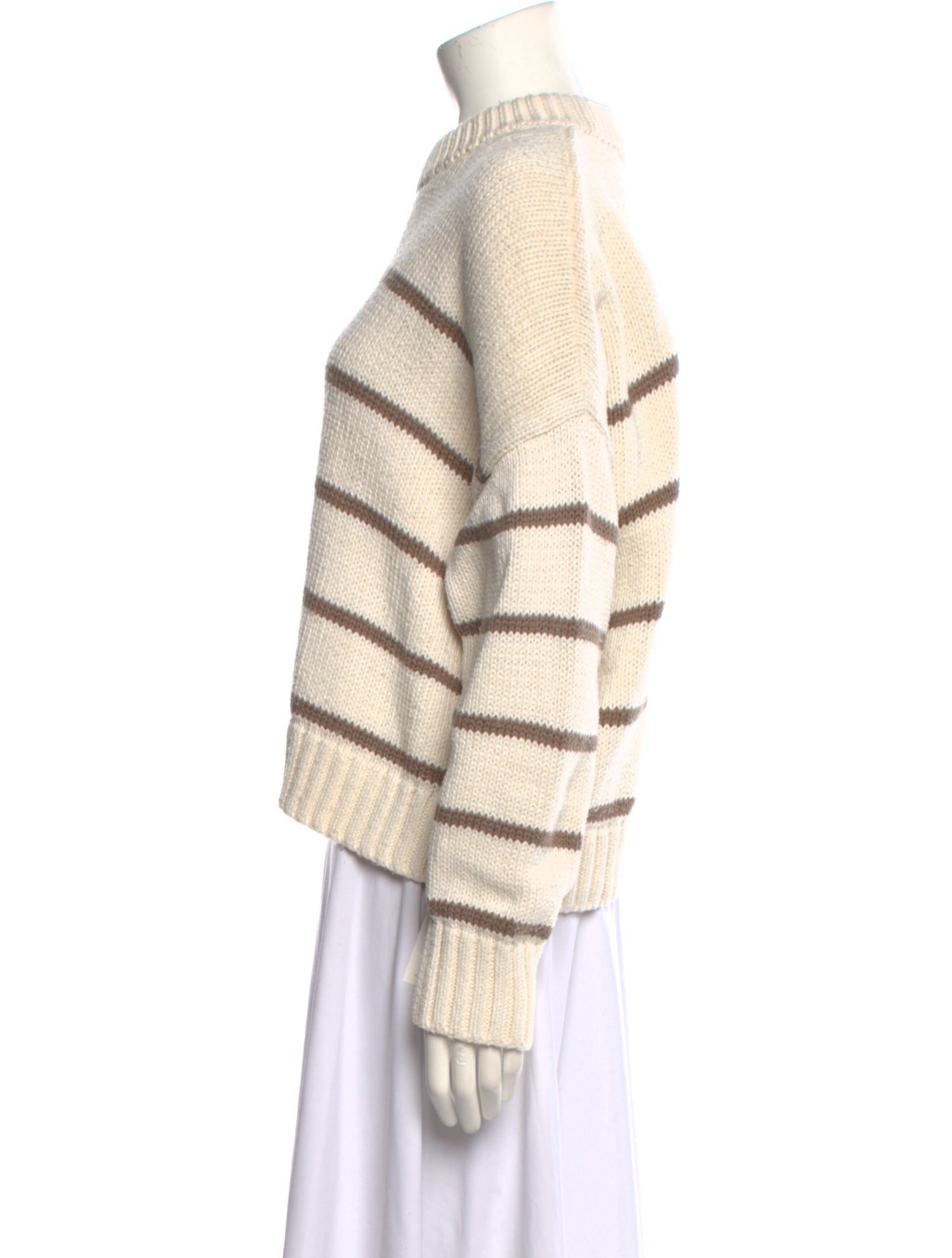 Jenni Kayne Striped Mock Neck Sweater