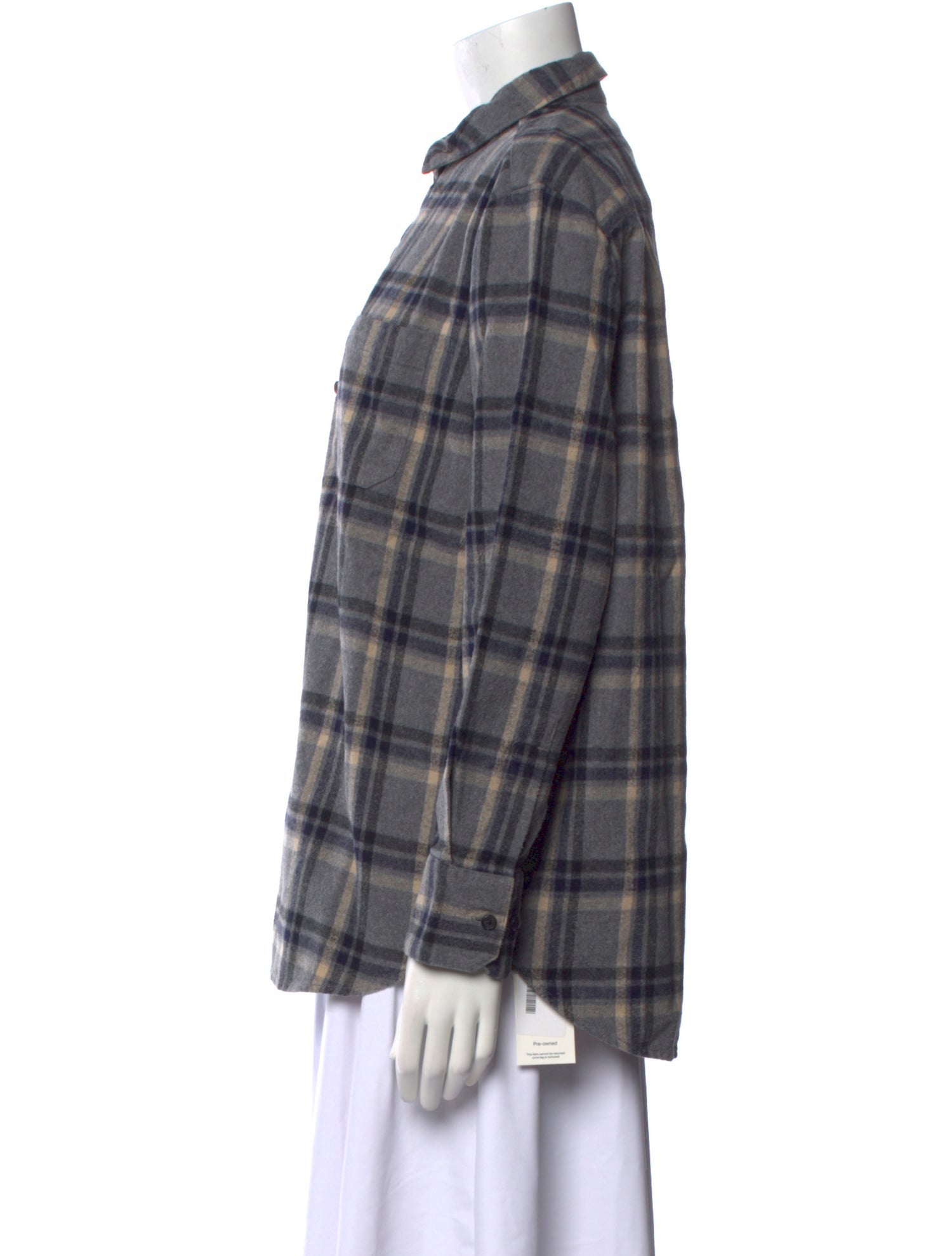 Jenni Kayne Plaid Print Long Sleeve Button-Up Top