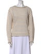 Jenni Kayne Striped Scoop Neck Sweater