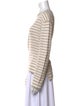 Jenni Kayne Striped Scoop Neck Sweater