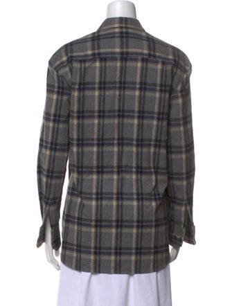 Jenni Kayne Plaid Print Long Sleeve Button-Up Top