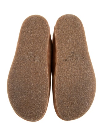 Jenni Kayne Suede Whipstitch Trim Mules