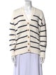 Jenni Kayne Striped V-Neck Sweater