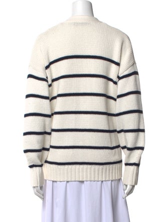 Jenni Kayne Striped V-Neck Sweater