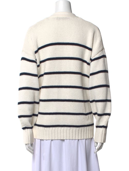 Jenni Kayne Striped V-Neck Sweater