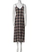Jenni Kayne Plaid Print Long Dress