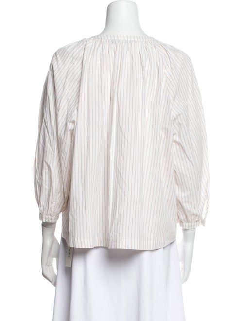 Jenni Kayne Striped Bateau Neckline Blouse