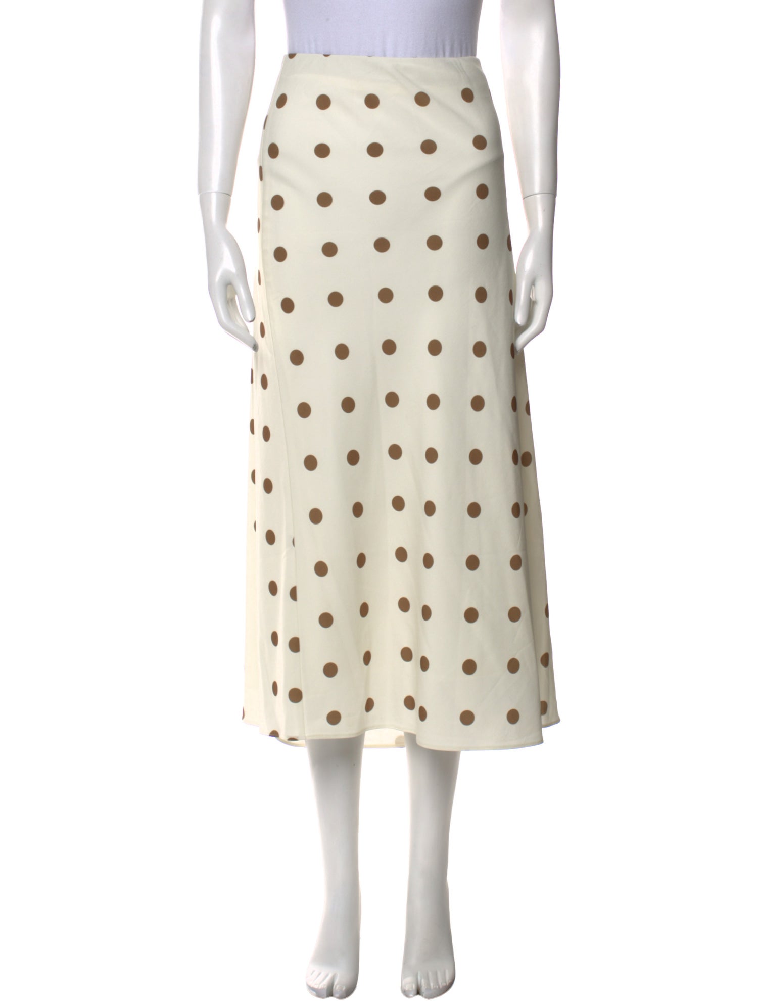 Jenni Kayne Polka Dot Print Midi Length Skirt w/ Tags