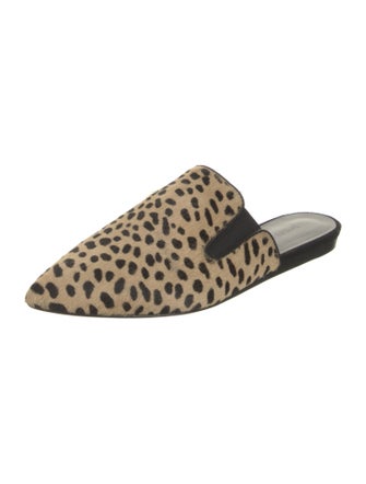 Jenni Kayne Ponyhair Animal Print Mules