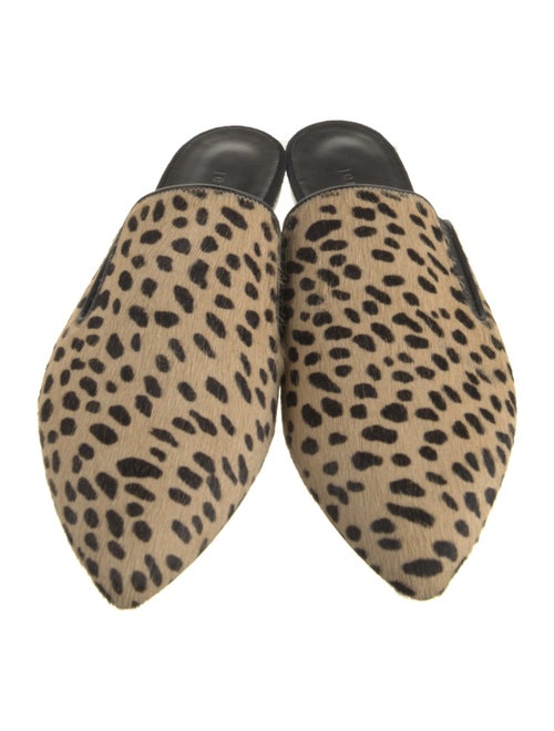 Jenni Kayne Ponyhair Animal Print Mules