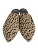 Jenni Kayne Ponyhair Animal Print Mules