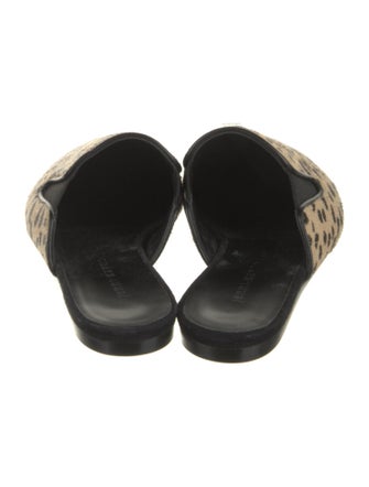 Jenni Kayne Ponyhair Animal Print Mules