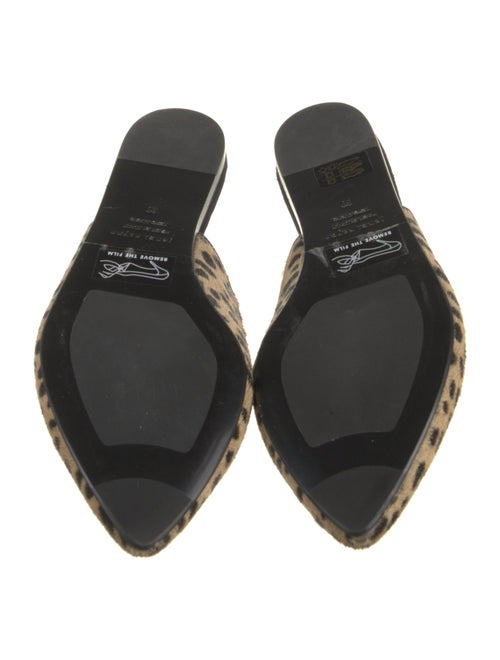 Jenni Kayne Ponyhair Animal Print Mules