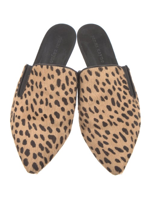 Jenni Kayne Ponyhair Animal Print Mules