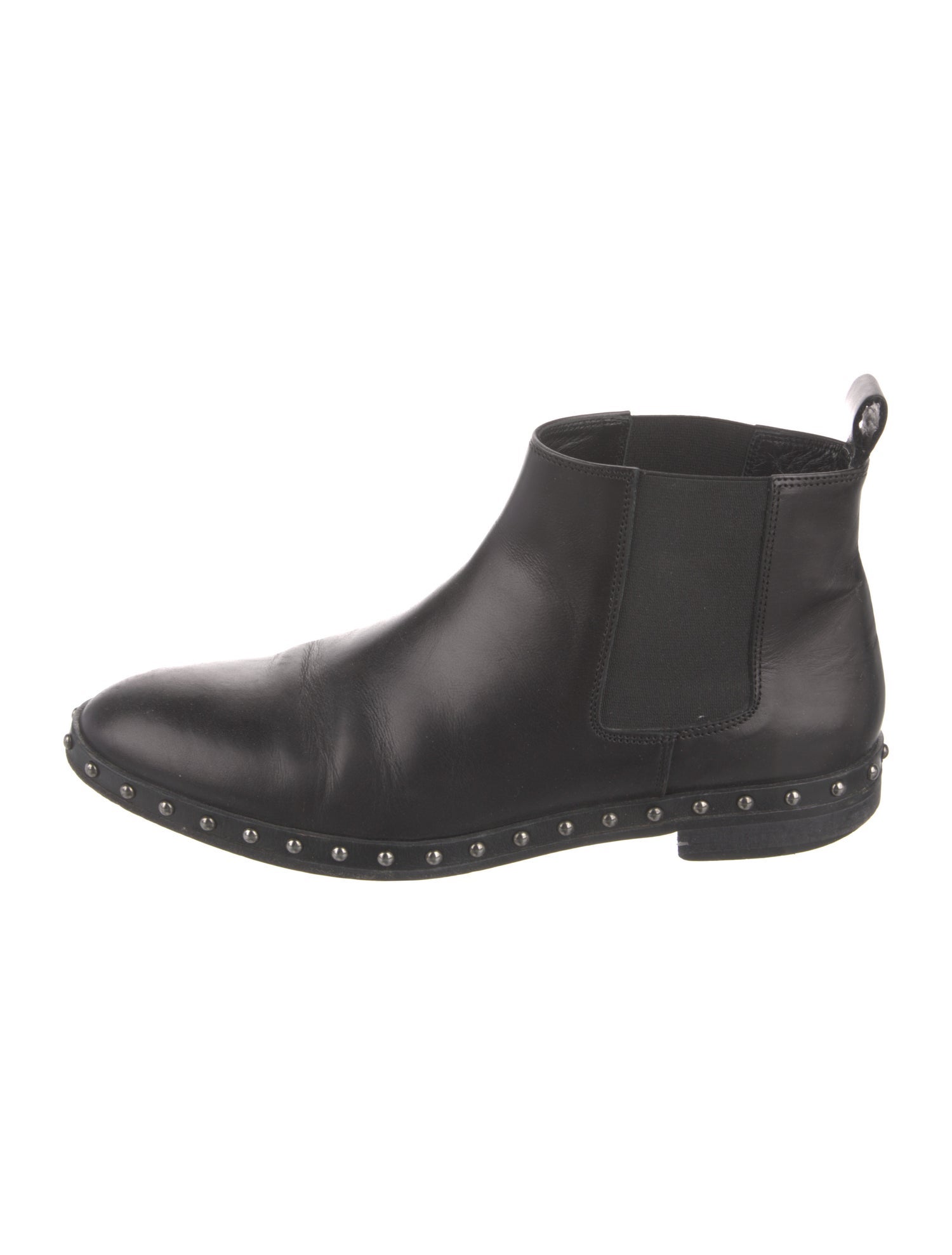 Jenni Kayne Leather Studded Accents Chelsea Boots