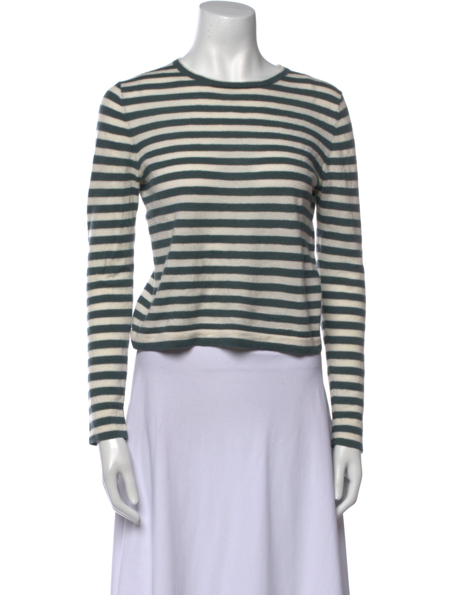 Jenni Kayne Merino Wool Striped Crop Top