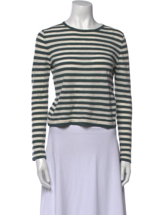 Jenni Kayne Merino Wool Striped Crop Top