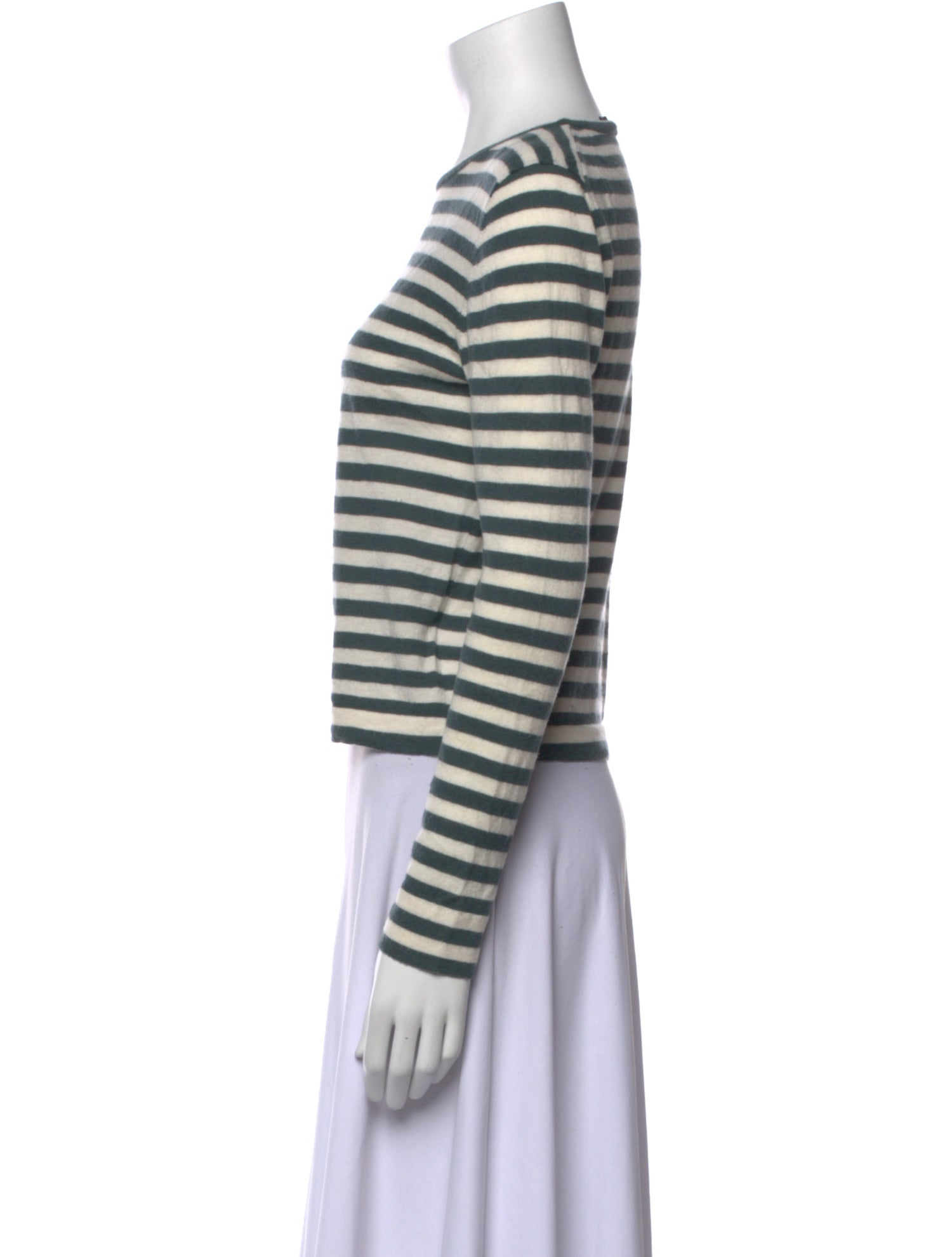 Jenni Kayne Merino Wool Striped Crop Top