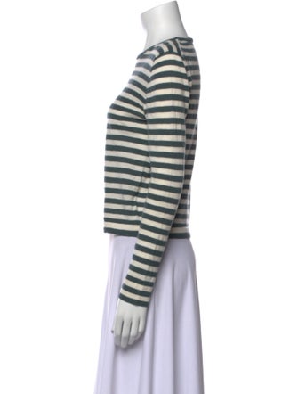 Jenni Kayne Merino Wool Striped Crop Top