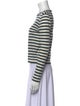Jenni Kayne Merino Wool Striped Crop Top