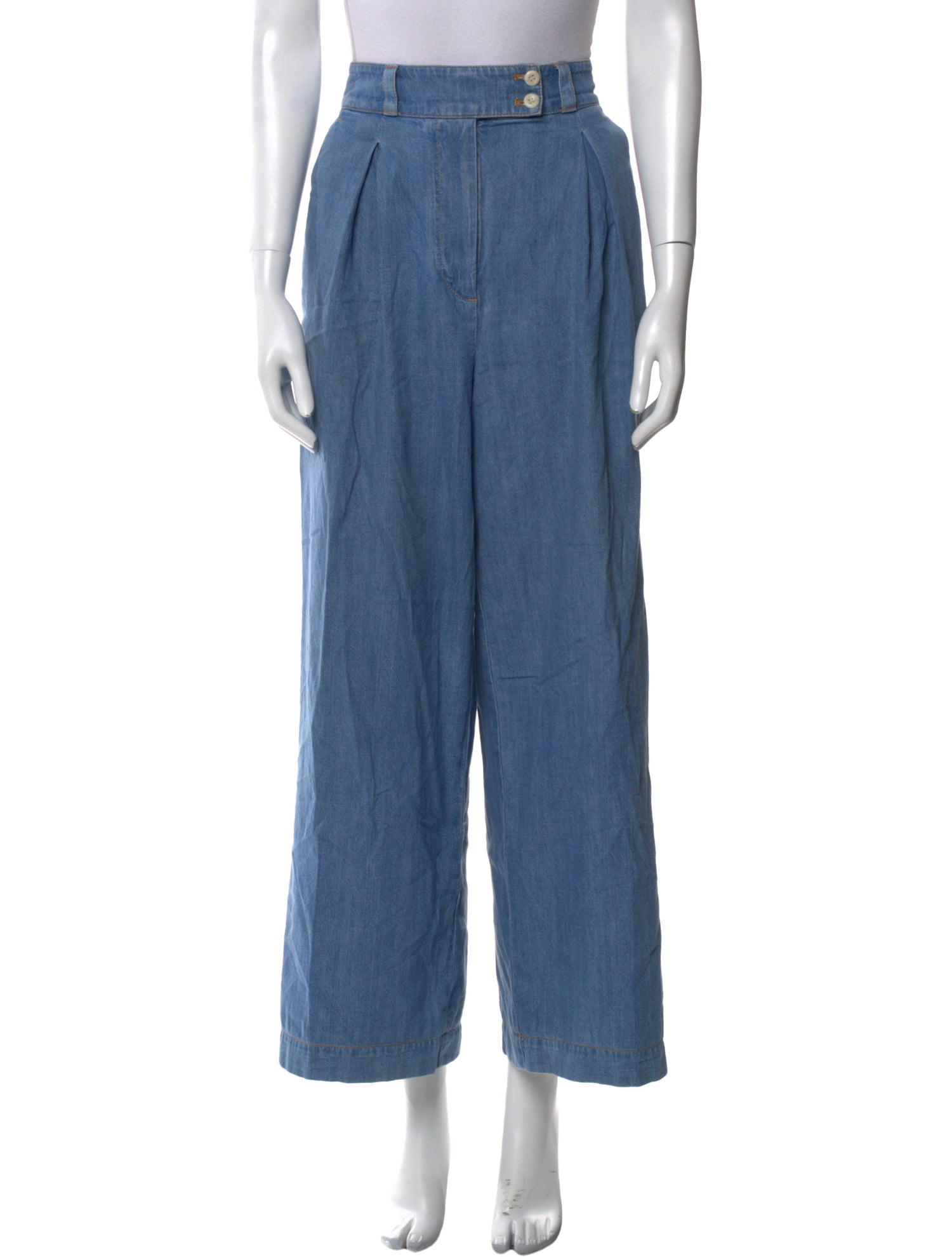 Jenni Kayne High-Rise Wide Leg Jeans