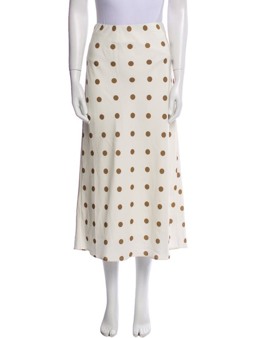 Jenni Kayne Polka Dot Print Midi Length Skirt