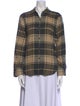 Jenni Kayne Plaid Print Long Sleeve Button-Up Top