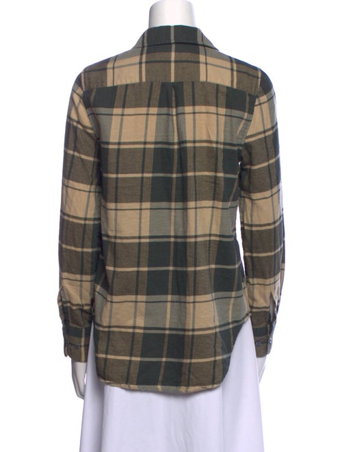 Jenni Kayne Plaid Print Long Sleeve Button-Up Top