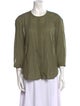 Jenni Kayne Scoop Neck Three-Quarter Sleeve Blouse