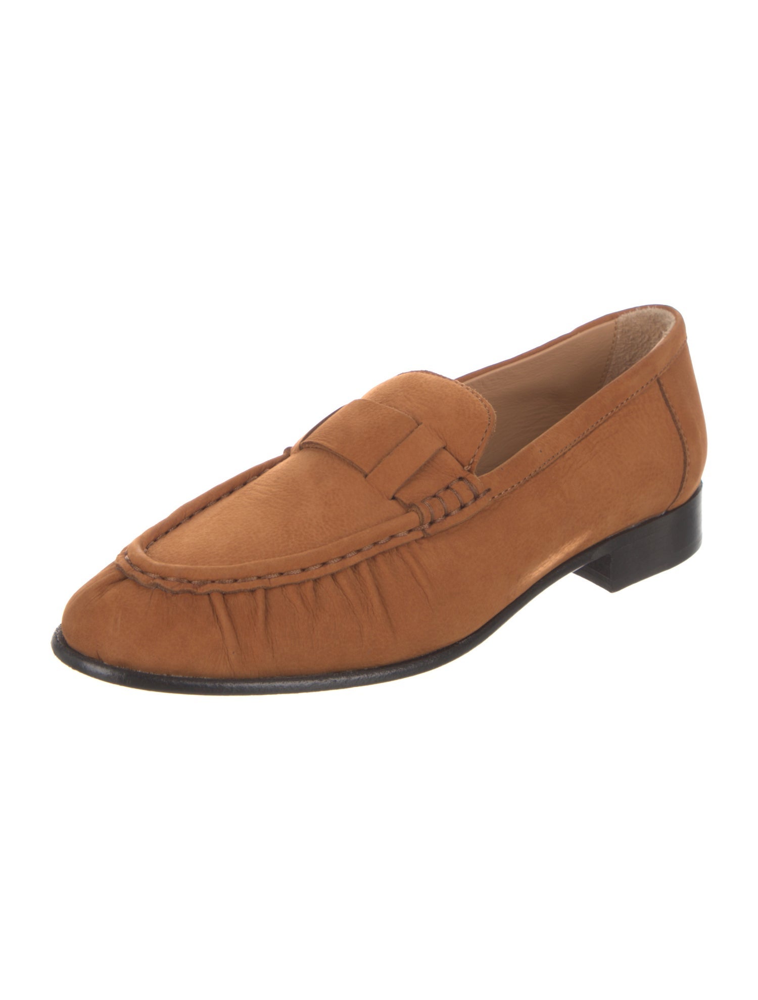 Jenni Kayne Suede Pleated Accents Loafers