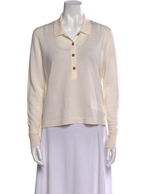 Jenni Kayne Merino Wool Long Sleeve Polo